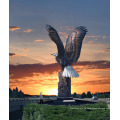 Outdoor Gartendekoration hohe Qualität Metall Handwerk große Messing Adler Statue